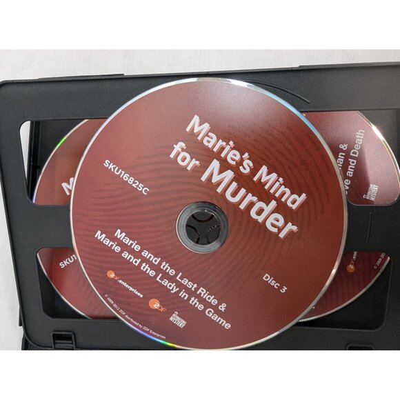 Marie's Mind for Murder Set One International Mystery 5 DVDs In German - Picture 4 of 6